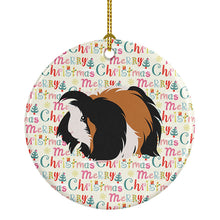 Load image into Gallery viewer, Sheba Guinea Pig Christmas Ceramic Ornament