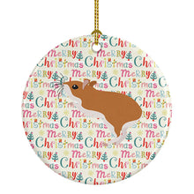 Load image into Gallery viewer, White Legged Hamster Christmas Ceramic Ornament