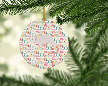 Load image into Gallery viewer, Dumbo Sphynx Rat Christmas Ceramic Ornament