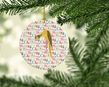 Load image into Gallery viewer, Jibso Canary Christmas Ceramic Ornament