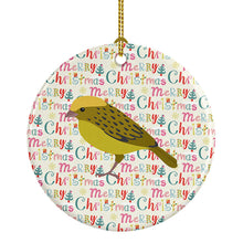 Load image into Gallery viewer, Lizard Canary Christmas Ceramic Ornament
