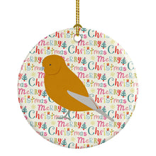 Load image into Gallery viewer, Norwich Canary Christmas Ceramic Ornament