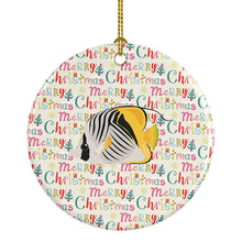 Load image into Gallery viewer, Butterfly Fish Christmas Ceramic Ornament
