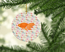 Load image into Gallery viewer, Celestial Eye Goldfish Christmas Ceramic Ornament
