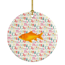 Load image into Gallery viewer, Goldfish Common Christmas Ceramic Ornament