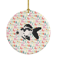 Load image into Gallery viewer, Telescope Eye Goldfish Christmas Ceramic Ornament