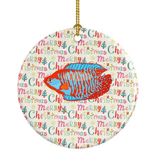 Load image into Gallery viewer, Dwarf Gourami Christmas Ceramic Ornament