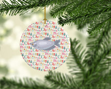 Load image into Gallery viewer, Moonlight Gourami Christmas Ceramic Ornament