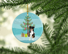 Load image into Gallery viewer, Australian Shepherd Black Tricolor #3 Christmas Ceramic Ornament