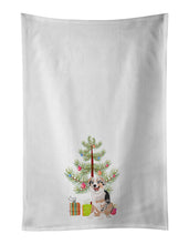 Load image into Gallery viewer, Australian Shepherd Blue Merle Puppy #1 Christmas White Kitchen Towel Set of 2
