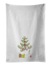 Load image into Gallery viewer, Australian Shepherd Red Merle Tricolor #1 Christmas White Kitchen Towel Set of 2
