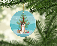 Load image into Gallery viewer, Australian Shepherd Red Tricolor #1 Christmas Ceramic Ornament