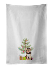 Load image into Gallery viewer, Australian Shepherd Red Tricolor #3 Christmas White Kitchen Towel Set of 2