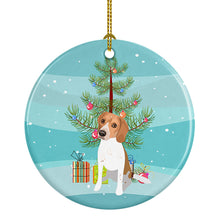 Load image into Gallery viewer, Beagle Red and White Red Ticked #3 Christmas Ceramic Ornament