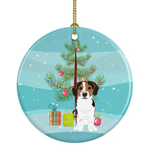 Load image into Gallery viewer, Beagle Tricolor Ticked Christmas Ceramic Ornament