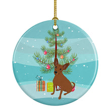 Load image into Gallery viewer, Chihuahua Chocolate #1 Christmas Ceramic Ornament