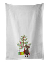 Load image into Gallery viewer, Chihuahua Chocolate #2 Christmas White Kitchen Towel Set of 2