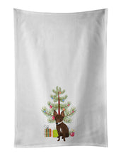 Load image into Gallery viewer, Chihuahua Chocolate and White #2 Christmas White Kitchen Towel Set of 2