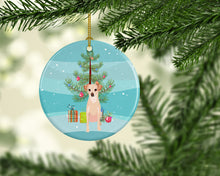 Load image into Gallery viewer, Chihuahua Cream Christmas Ceramic Ornament