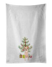Load image into Gallery viewer, Chihuahua Cream Christmas White Kitchen Towel Set of 2