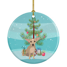 Load image into Gallery viewer, Chihuahua Silver Christmas Ceramic Ornament
