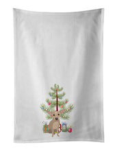Load image into Gallery viewer, Chihuahua Silver Christmas White Kitchen Towel Set of 2