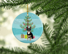 Load image into Gallery viewer, Chihuahua Tricolor #2 Christmas Ceramic Ornament
