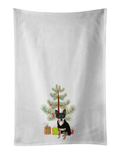 Load image into Gallery viewer, Chihuahua Tricolor #2 Christmas White Kitchen Towel Set of 2