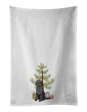 Load image into Gallery viewer, Doodle Black #2 Christmas White Kitchen Towel Set of 2