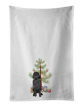 Load image into Gallery viewer, Doodle Black #3 Christmas White Kitchen Towel Set of 2