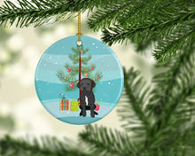 Load image into Gallery viewer, Doodle Black and White #1 Christmas Ceramic Ornament