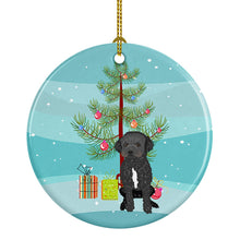 Load image into Gallery viewer, Doodle Black and White #1 Christmas Ceramic Ornament