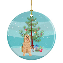 Load image into Gallery viewer, Doodle Fawn #3 Christmas Ceramic Ornament