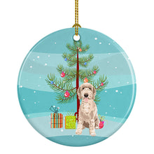 Load image into Gallery viewer, Doodle Fawn #5 Christmas Ceramic Ornament