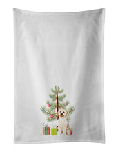 Load image into Gallery viewer, Doodle Red #2 Christmas White Kitchen Towel Set of 2