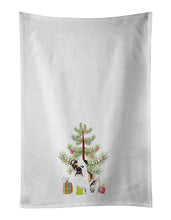 Load image into Gallery viewer, English Bulldog Tricolor #3 Christmas White Kitchen Towel Set of 2
