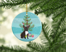 Load image into Gallery viewer, French Bulldog Brindle #2 Christmas Ceramic Ornament