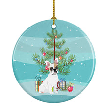 Load image into Gallery viewer, French Bulldog White #1 Christmas Ceramic Ornament