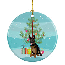 Load image into Gallery viewer, German Shepherd Bicolor Christmas Ceramic Ornament