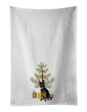 Load image into Gallery viewer, German Shepherd Bicolor Christmas White Kitchen Towel Set of 2
