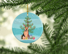 Load image into Gallery viewer, German Shepherd Black and Tan #1 Christmas Ceramic Ornament