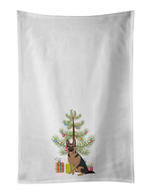Load image into Gallery viewer, German Shepherd Red and Black Christmas White Kitchen Towel Set of 2