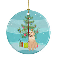 Load image into Gallery viewer, Golden Retriever Fawn #1 Christmas Ceramic Ornament