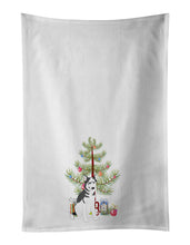Load image into Gallery viewer, Siberian Husky Silver and White #2 Christmas White Kitchen Towel Set of 2