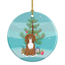 Load image into Gallery viewer, Cavalier King Charles Spaniel Ruby Christmas Ceramic Ornament