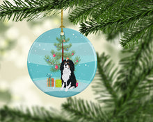 Load image into Gallery viewer, Cavalier King Charles Spaniel Tricolor #1 Christmas Ceramic Ornament