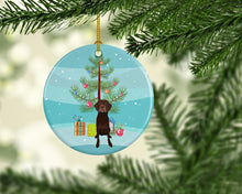 Load image into Gallery viewer, Labrador Retriever Chocolate #2 Christmas Ceramic Ornament