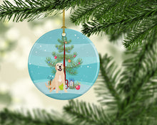 Load image into Gallery viewer, Labrador Retriever Yellow #2 Christmas Ceramic Ornament