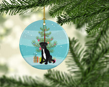 Load image into Gallery viewer, Pit Bull Black #1 Christmas Ceramic Ornament