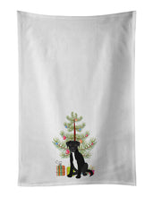 Load image into Gallery viewer, Pit Bull Black #1 Christmas White Kitchen Towel Set of 2